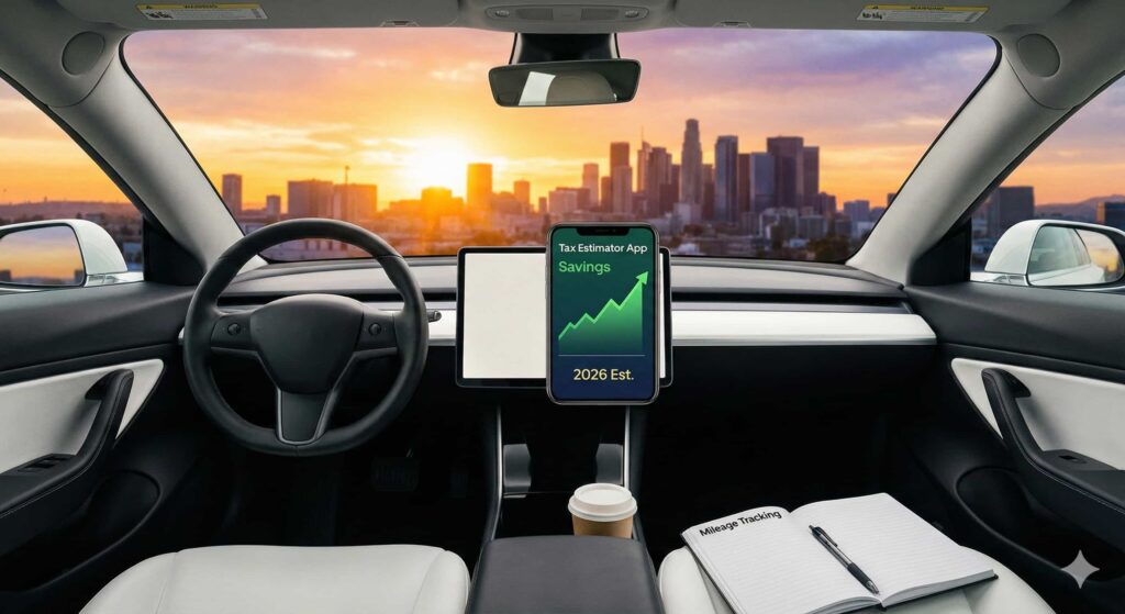 Using an Uber & DoorDash tax estimator to calculate mileage deductions in 2026