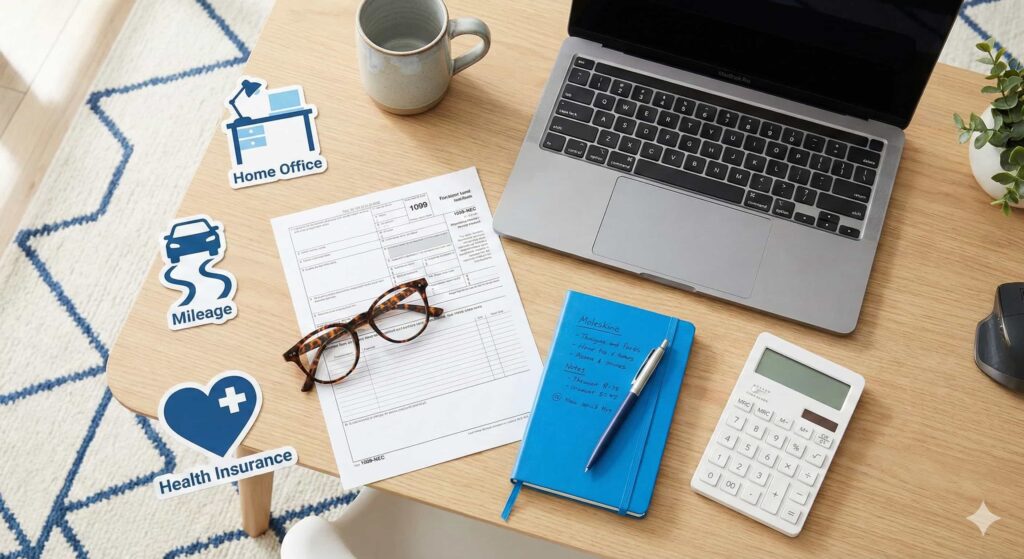 List of important 1099 tax deductions for 2026 freelancers